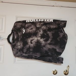 Hollister Long Sleeve curved hem T shirt